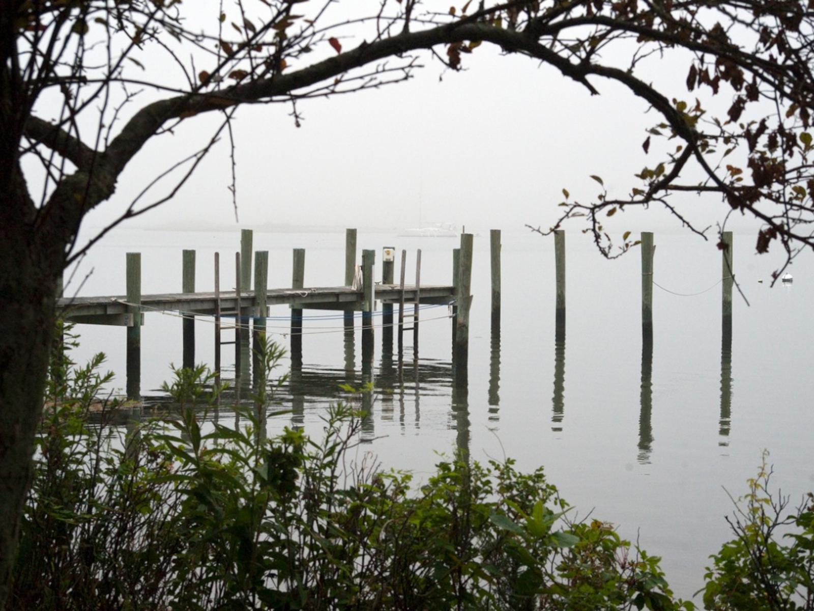 Mason's Island, the Mystic River, and the Stonington shoreline