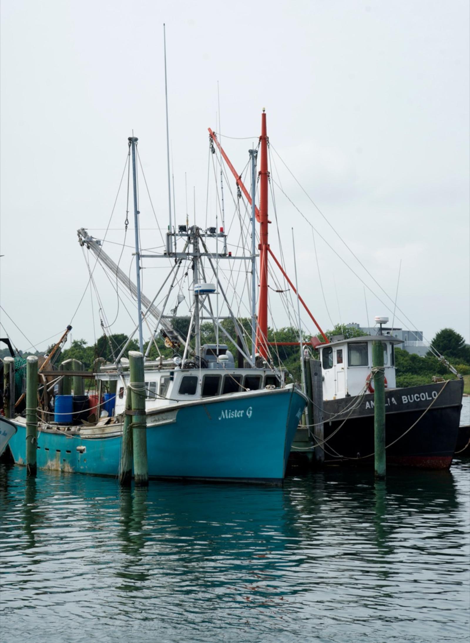 Mason's Island, the Mystic River, and the Stonington shoreline