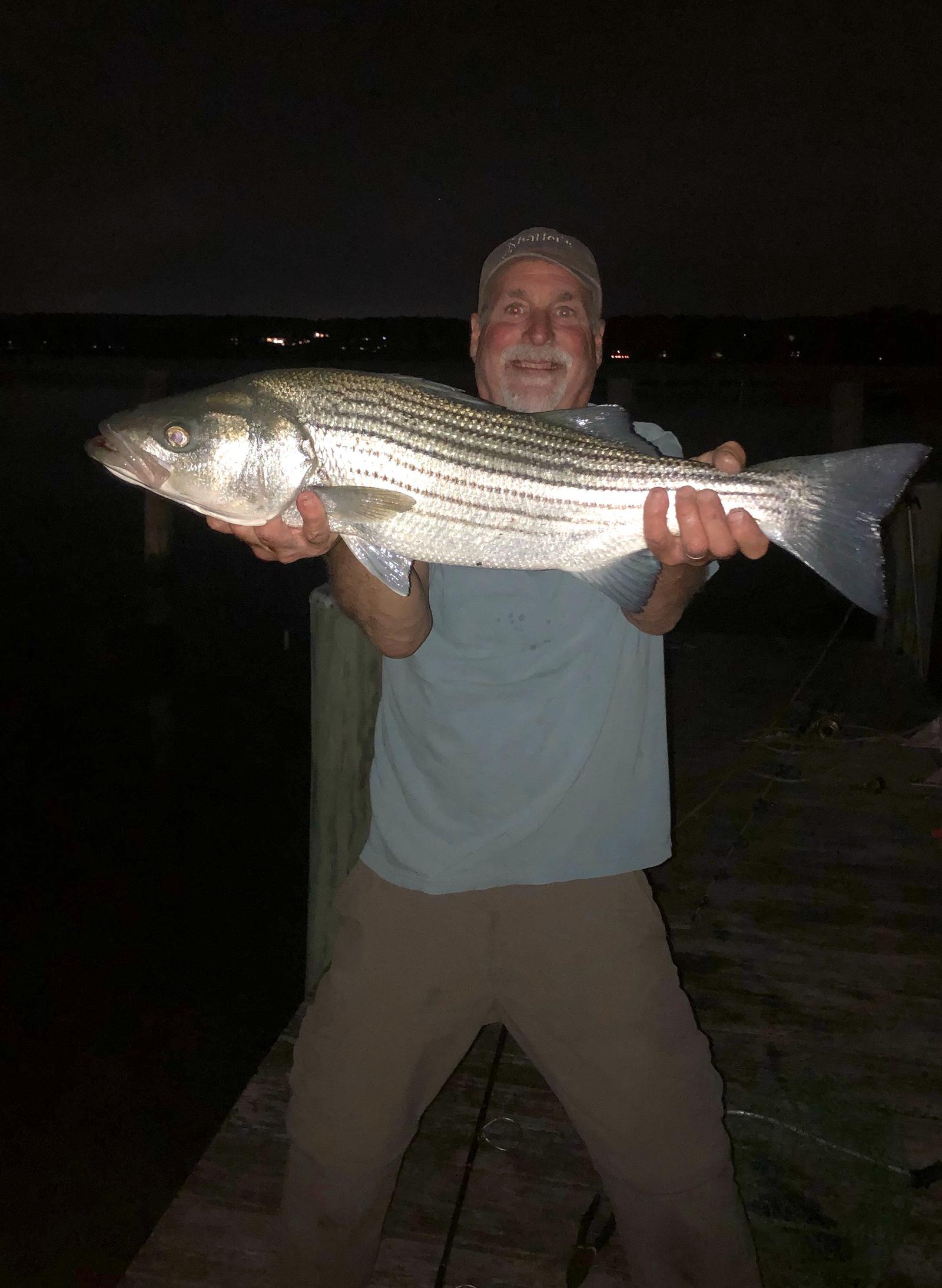 Fishing off the dock at 26 Schoolhouse