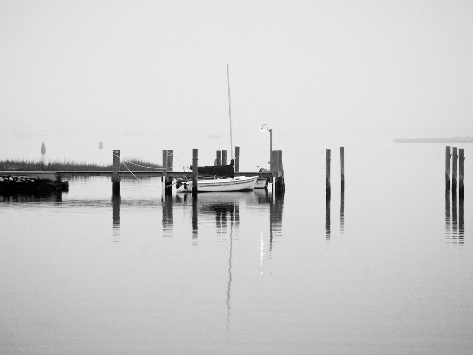 Mason's Island, the Mystic River, and the Stonington shoreline