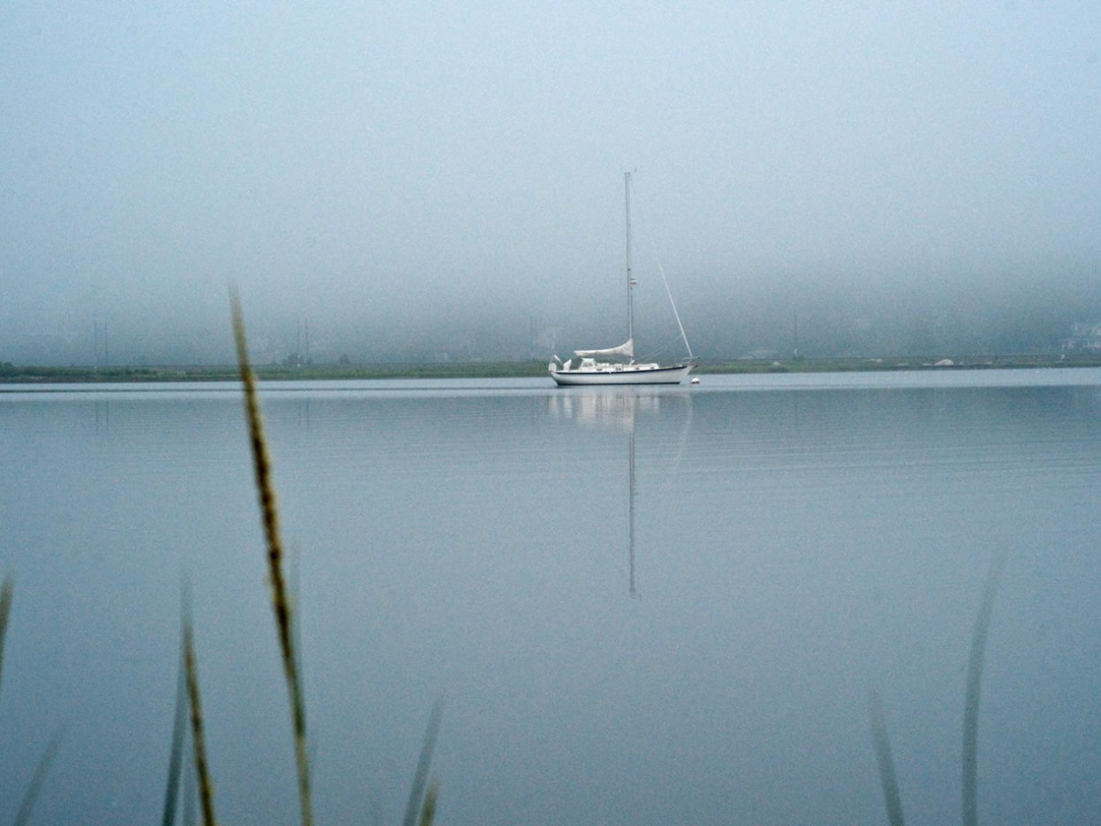 Mason's Island, the Mystic River, and the Stonington shoreline