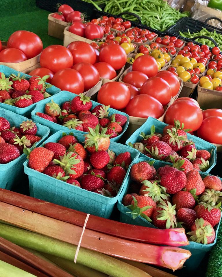 June at the Stonington Farmers Market.